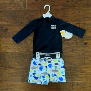 Toddler NWT boys swim set